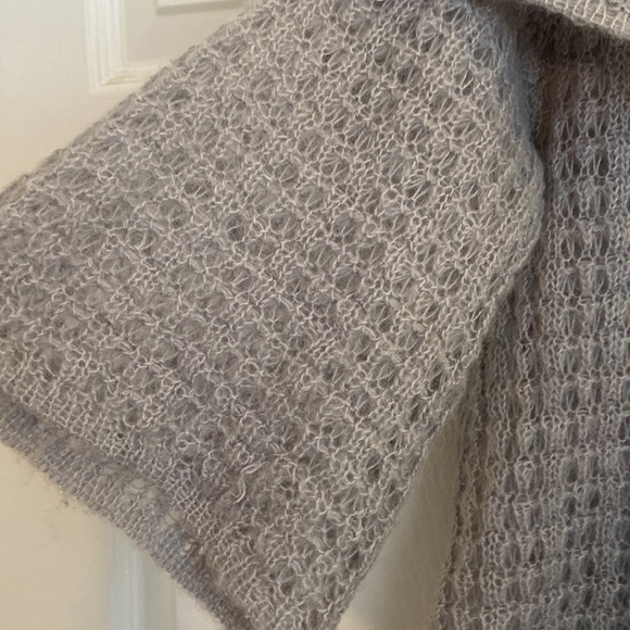 Robert Rodriguez Mohair Wool blend Cowl Neck gray sweater sz s - Picture 4 of 5